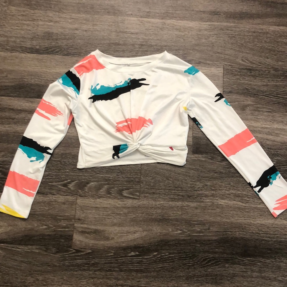 Cropped Long Sleeve Shirt